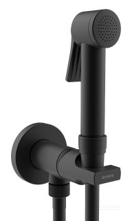 Гигиенический душ Bossini Mono Paloma Flat Mixer Set E34003.073 чёрный матовый